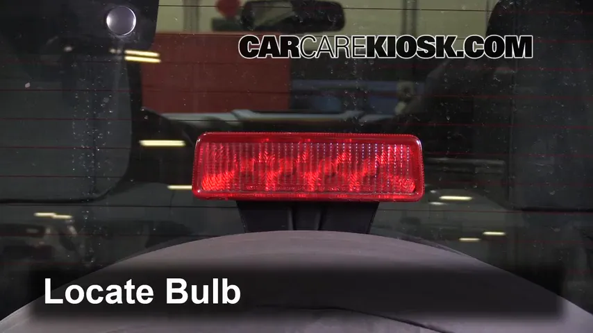 2014 Jeep Wrangler Sport 3.6L V6 Lights Center Brake Light (replace bulb)